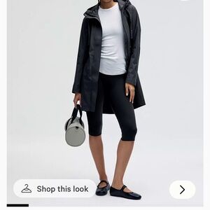 Women's Lululemon Rain Rebel Black Hooded Jacket